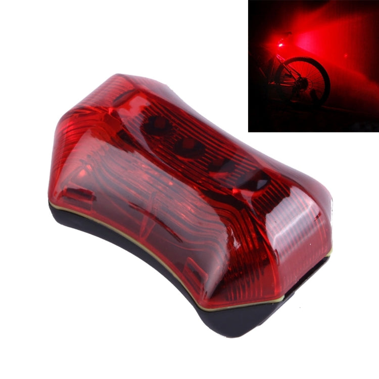 FY-030 Red Light 3 LED 3 Modes Bicycle Rear Light Warning Light with Handlebar Mount