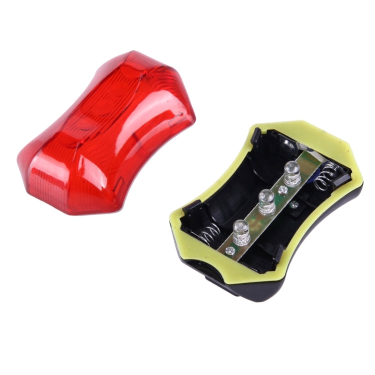FY-030 Red Light 3 LED 3 Modes Bicycle Rear Light Warning Light with Handlebar Mount