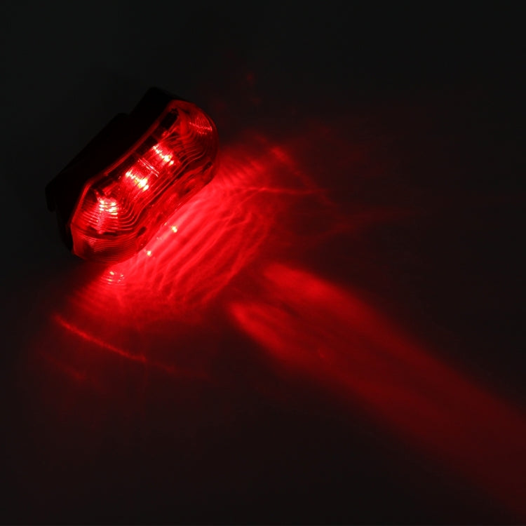 FY-030 Red Light 3 LED 3 Modes Bicycle Rear Light Warning Light with Handlebar Mount