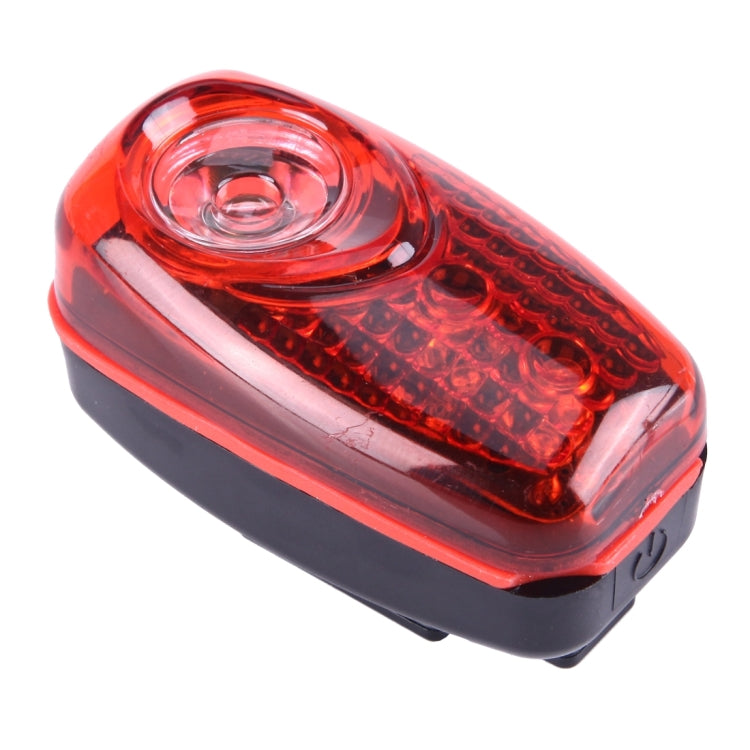 M-6001 Red Light 3 LED 2 Modes Bicycle Rear Light Warning Light with Handlebar Mount