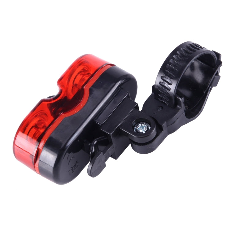 M-6001 Red Light 3 LED 2 Modes Bicycle Rear Light Warning Light with Handlebar Mount