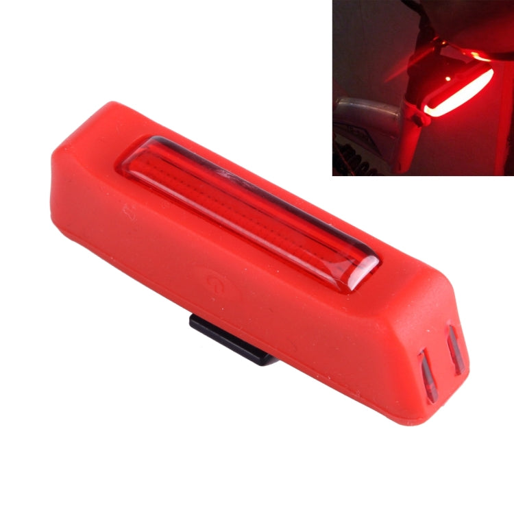 Soldier SJ-10283 COMET 150LM COB LED USB Rechargeable 6 Modes Waterproof Bicycle Rear Light Warning Light with Handlebar Mount