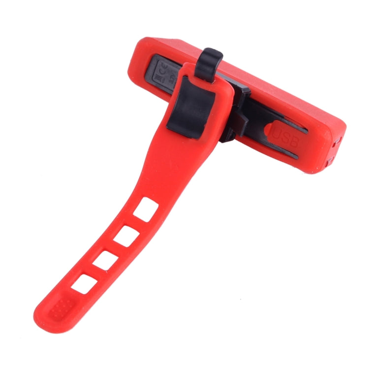 Soldier SJ-10283 COMET 150LM COB LED USB Rechargeable 6 Modes Waterproof Bicycle Rear Light Warning Light with Handlebar Mount