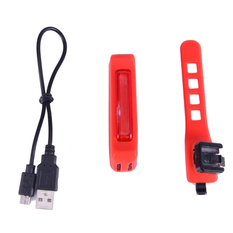 Soldier SJ-10283 COMET 150LM COB LED USB Rechargeable 6 Modes Waterproof Bicycle Rear Light Warning Light with Handlebar Mount