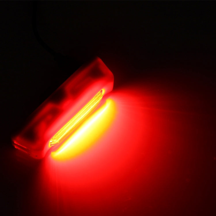 Soldier SJ-10283 COMET 150LM COB LED USB Rechargeable 6 Modes Waterproof Bicycle Rear Light Warning Light with Handlebar Mount