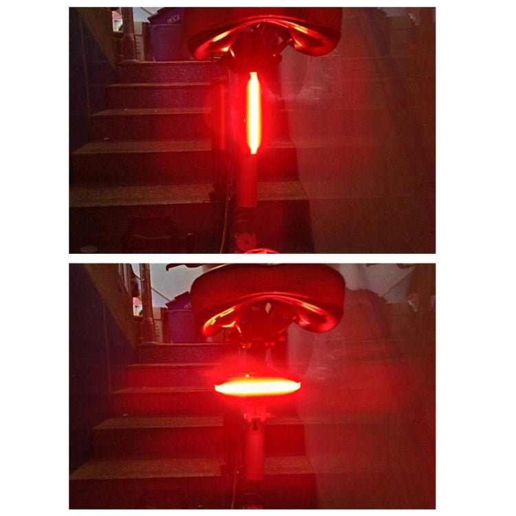 Soldier SJ-10283 COMET 150LM COB LED USB Rechargeable 6 Modes Waterproof Bicycle Rear Light Warning Light with Handlebar Mount