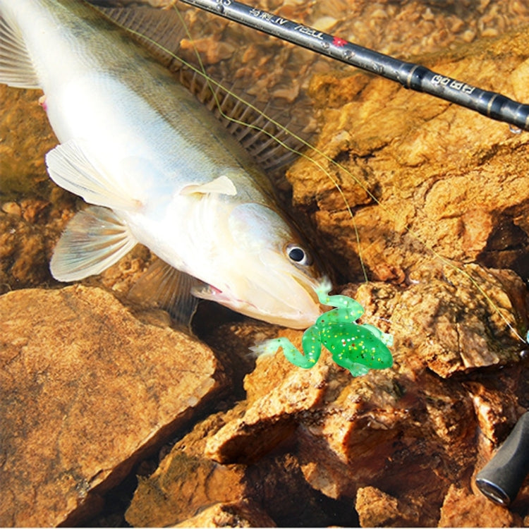 10 PCS 5.5cm Soft Baits Fishing Lures Frog Baits, Random Color Delivery