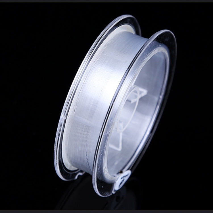 2.0C 0.234mm 2.78kg Nodules Tension 3.48kg Straight Line Tension 50m Strong Imported Raw Silk Nylon Fishing Line(Transparent)