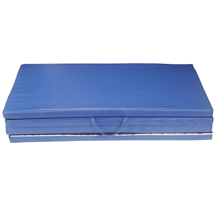 [US Warehouse] Foldable PVC EVA Exercise Yoga Gymnastics Mat, Size: 120x300x5cm (Blue)