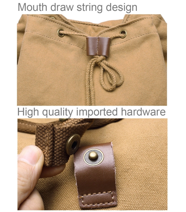 Multifunction Canvas Backpack Shoulders Bag Cameras Bags Outdoor Sports Bag with Interior Lining & Rain Cover, Size: 50x37x15cm