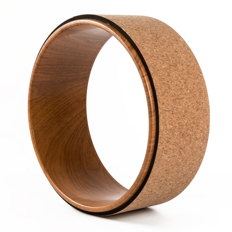 Cork + ABS Yoga Wheel Pilates Yoga Assistant Training Massage Circle