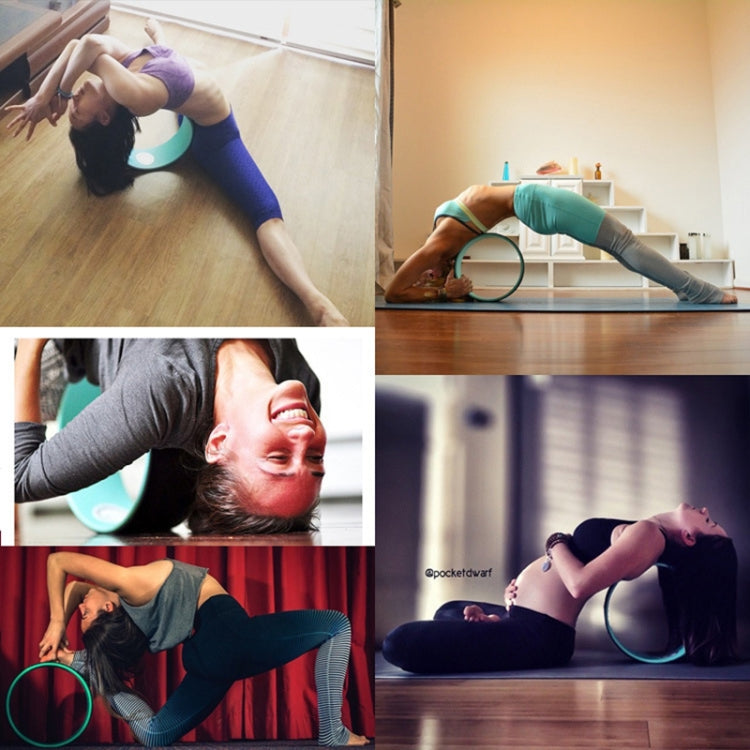 Cork + ABS Yoga Wheel Pilates Yoga Assistant Training Massage Circle