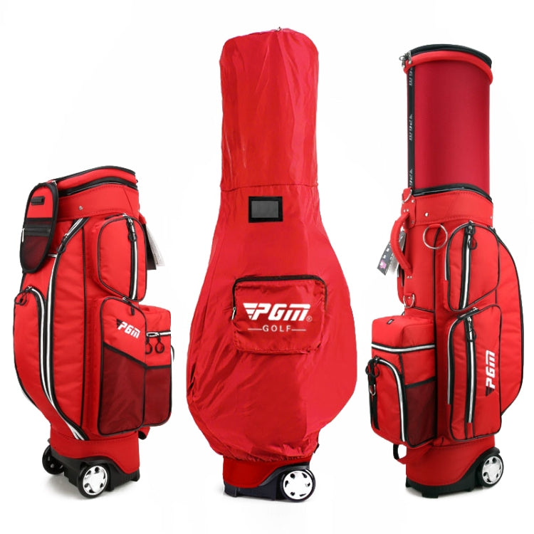 PGM Men Golf Bag Telescopic Golf Club Bag with Five-piece Plunger Holes & Waterproof Cover