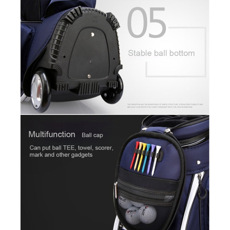 PGM Men Golf Bag Telescopic Golf Club Bag with Five-piece Plunger Holes
