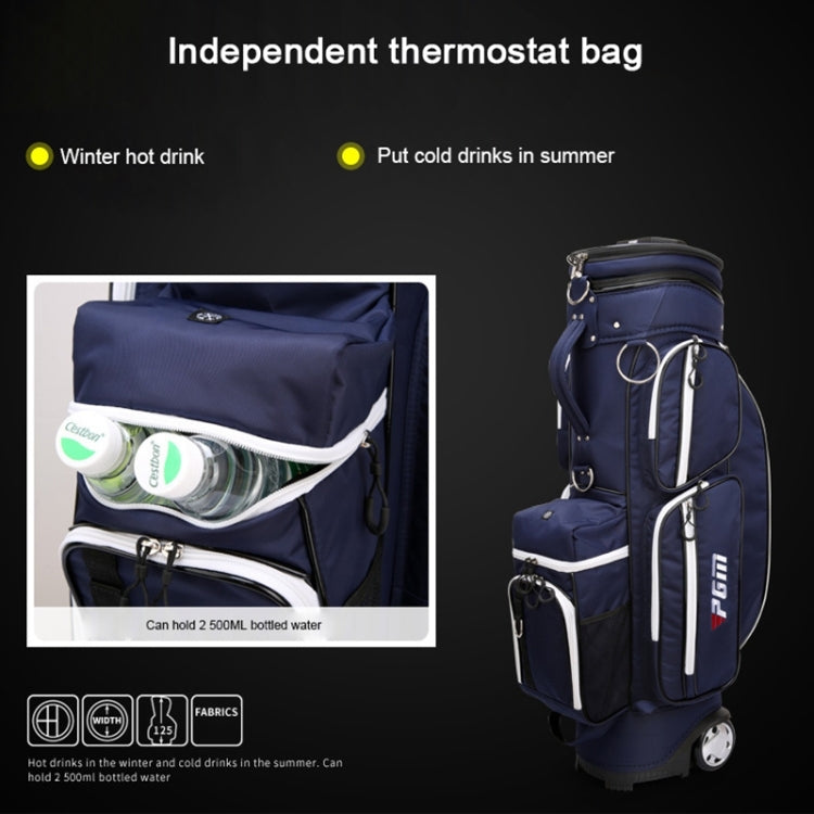 PGM Men Golf Bag Telescopic Golf Club Bag with Five-piece Plunger Holes
