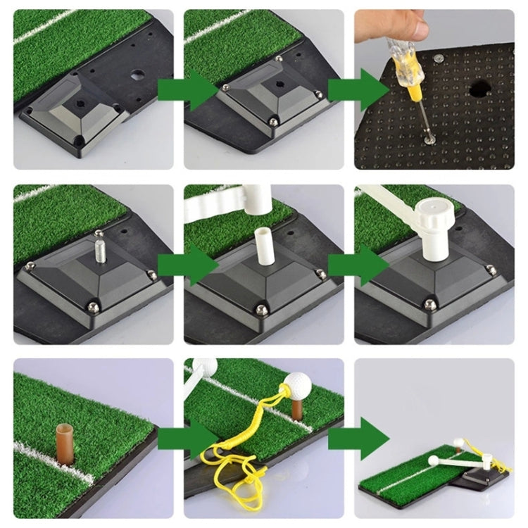 PGM Golf PP Grass Putting Mat Push Rod Trainer, Size: 48x23cm