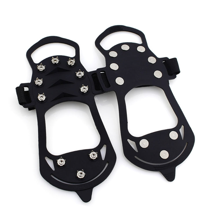 10 Teeth Ice Claw Outdoor Non-slip Shoes Covers for Ice Snow Ground, Size : S