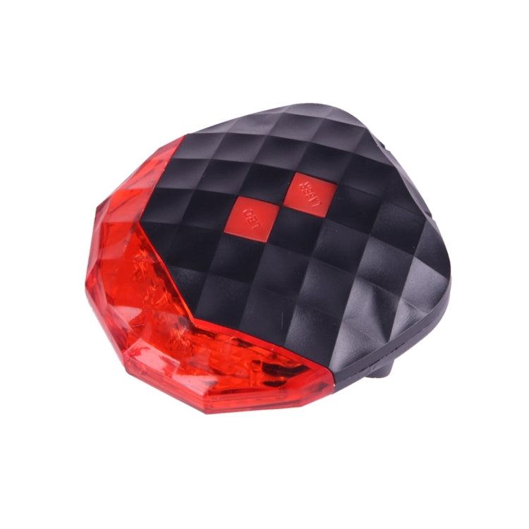 7 Modes 5 LEDs and 2 Lasers Bicycle Tail Light Warning Lamp (Red Light)