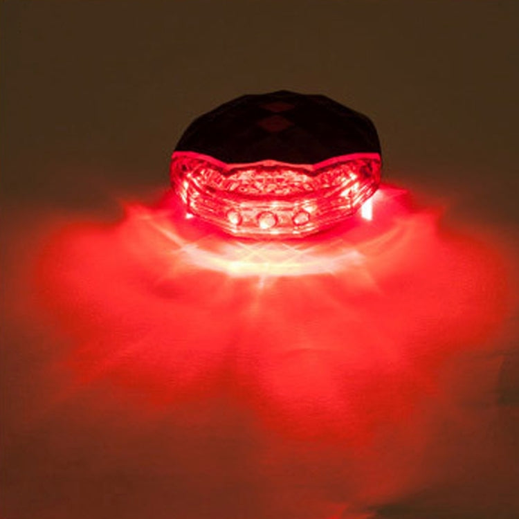 7 Modes 5 LEDs and 2 Lasers Bicycle Tail Light Warning Lamp (Red Light)