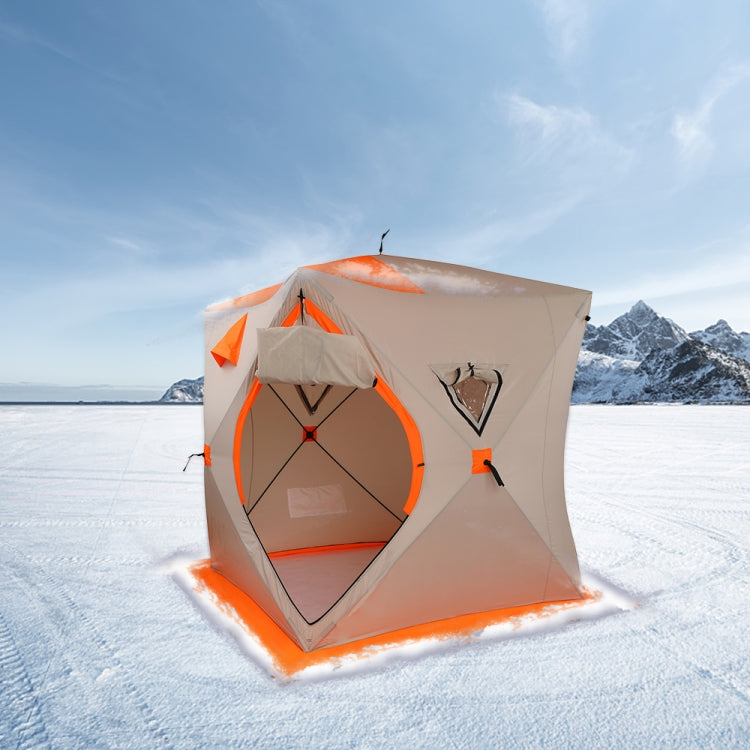 [US Warehouse] Cold Resistance Wind And Rain Protection Suitable For Outdoor Fishing Ice Fishing Tent, Size: 180x180x200cm