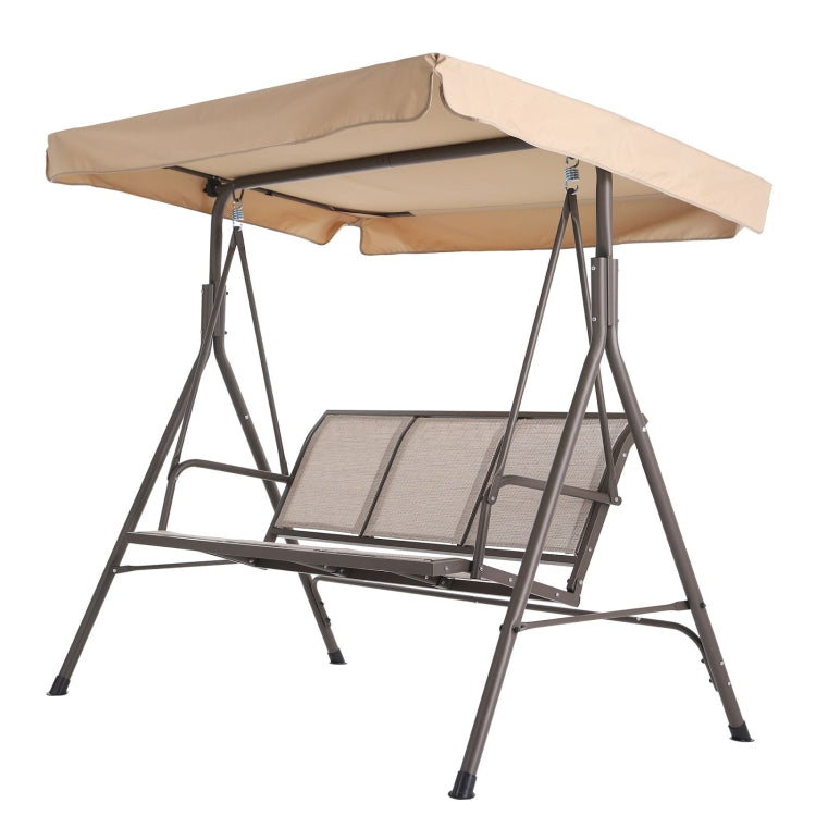 [US Warehouse] 3 Person Outdoor Patio Swing Chairs with Awning