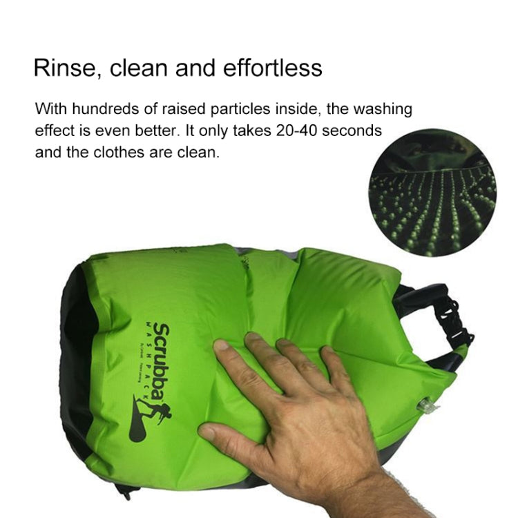 Lightweight Portable Laundry Treasure Outdoor Travel Lazy Washing Machine Bag Backpack