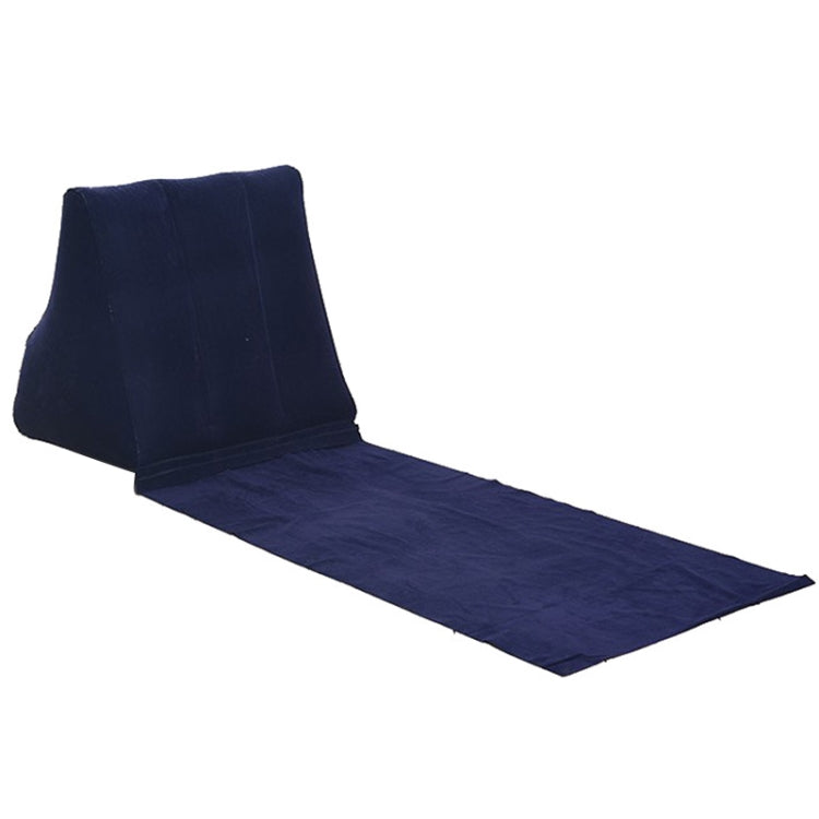 Outdoor Beach PVC Thick Flocked Beach Mat Inflatable Triangle Pad, Size:  150x38x46cm