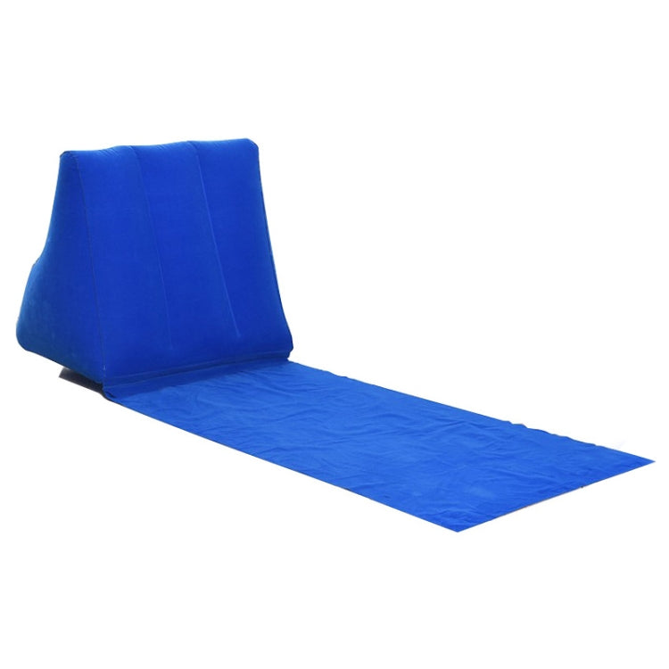 Outdoor Beach PVC Thick Flocked Beach Mat Inflatable Triangle Pad, Size:  150x38x46cm