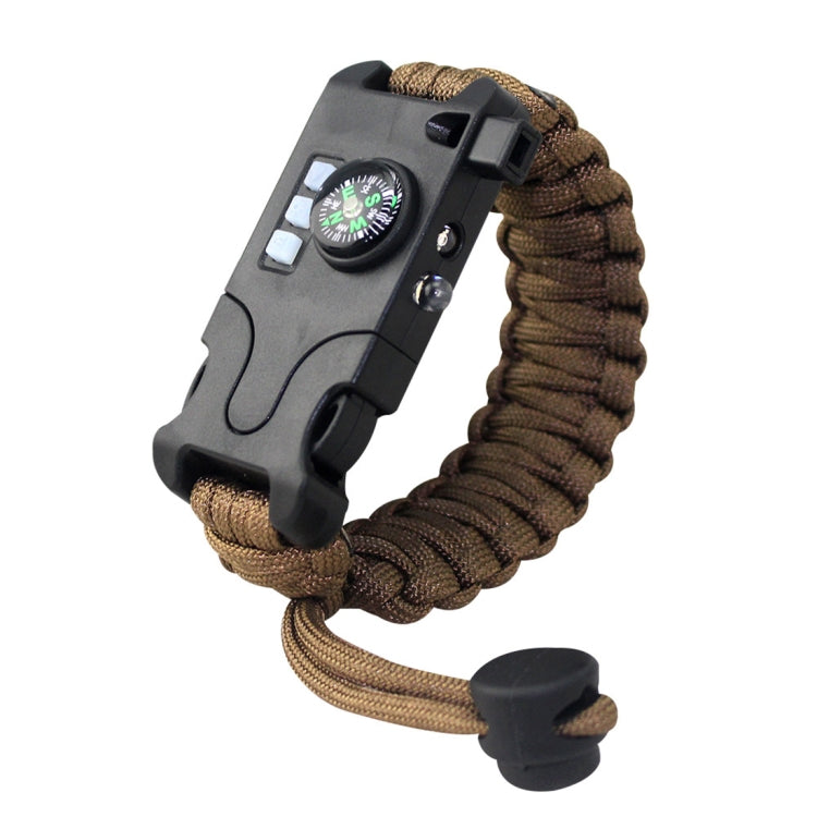 5PCS AK17 Multi-functional Nylon Braided Rechargeable Remote Infrared Ray Survival Bracelets