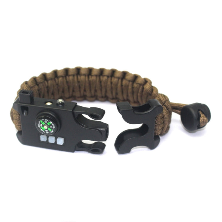 5PCS AK17 Multi-functional Nylon Braided Rechargeable Remote Infrared Ray Survival Bracelets
