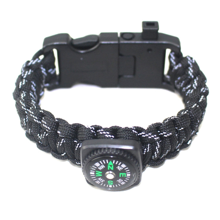 5PCS AK08 Multi-functional Nylon Braided SOS Fire Stone Survival Bracelets