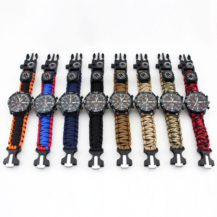 Outdoor Survival 16 in 1 Multi-functional Compass Fire Stone Mountaineering Watch