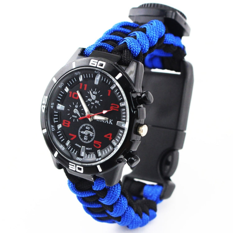 Outdoor Survival Multi-functional Compass Fire Stone Mountaineering Watch