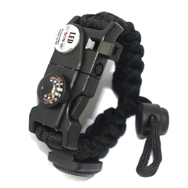 5PCS Multi-functional Nylon Braided Adjustable Compass Survival Bracelets