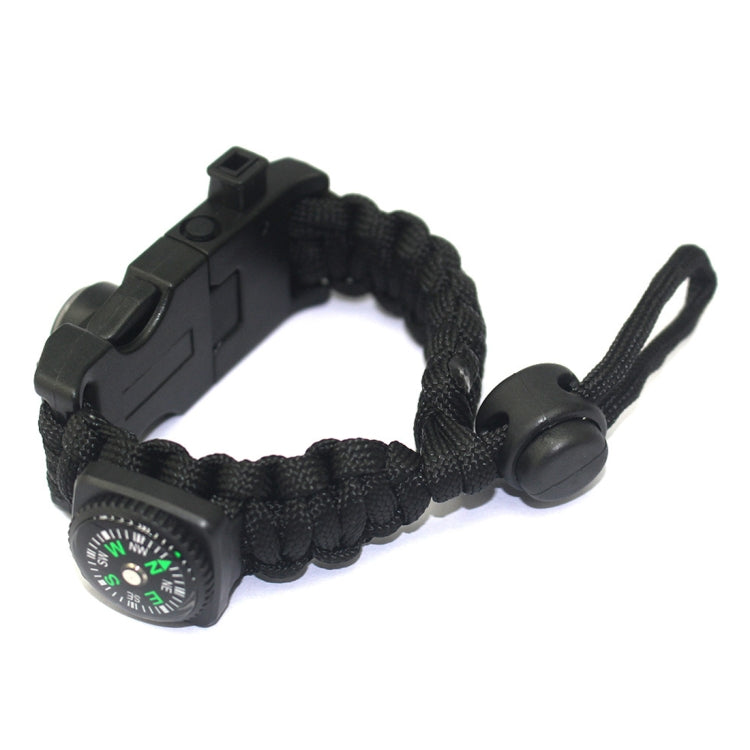 5PCS Multi-functional Nylon Braided Adjustable Compass Survival Bracelets
