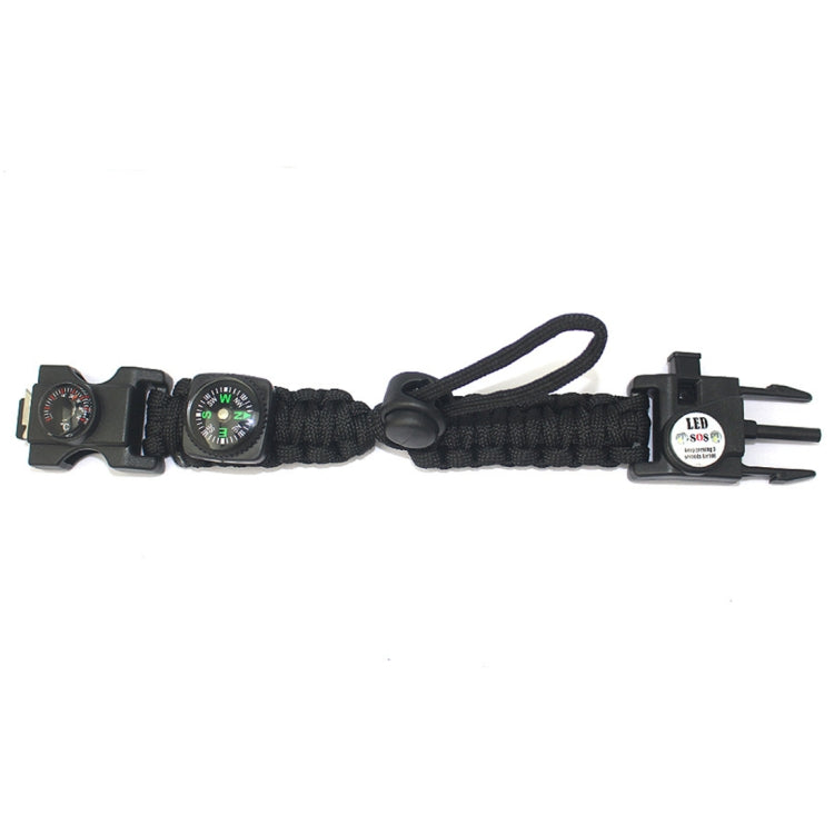 5PCS Multi-functional Nylon Braided Adjustable Compass Survival Bracelets