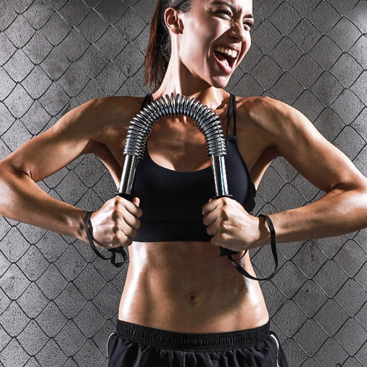 20kg Spring Hand Grips Arm Strength Brawn Training Device + Hand Guard Set (Black)