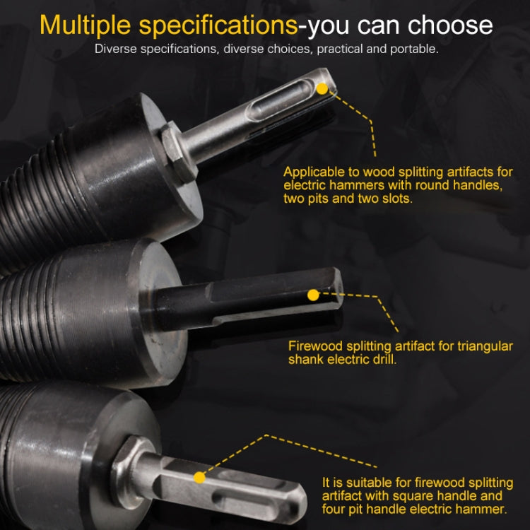 Household Domestic Woodcutter Drill Electric Wooden Split Cone Drill 42mm Hexagon Shank