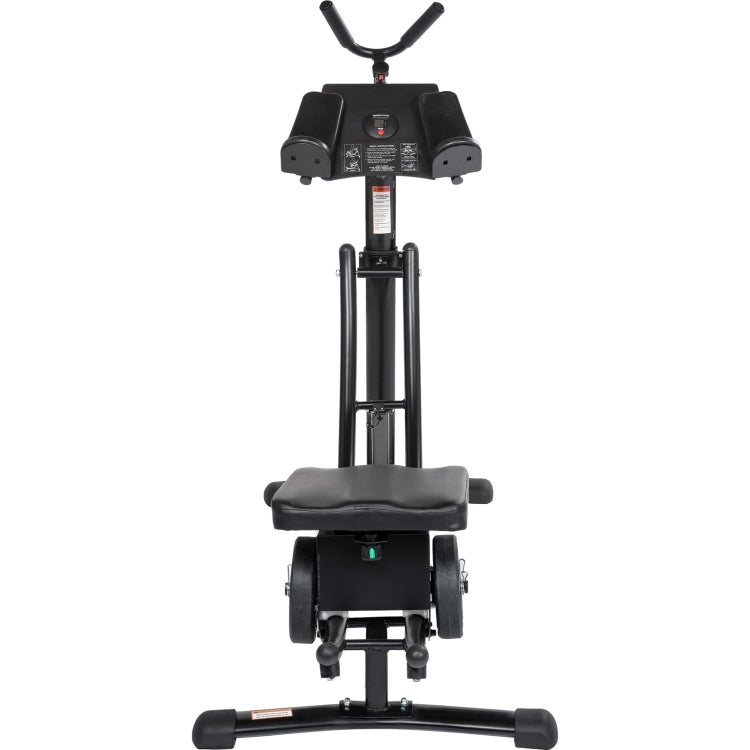 [US Warehouse] Indoor Lazy Abdomen Machine with Adjustable Seat & Digital Counter & Weight Block, Bearable Weight: 400lbs (Black)