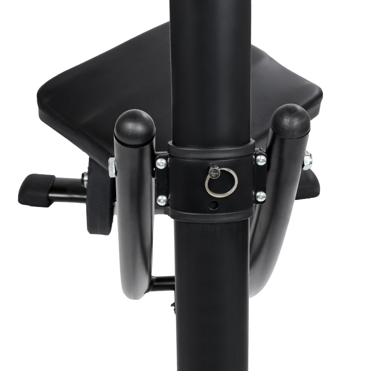 [US Warehouse] Indoor Lazy Abdomen Machine with Adjustable Seat & Digital Counter & Weight Block, Bearable Weight: 400lbs (Black)