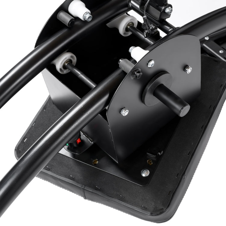 [US Warehouse] Indoor Lazy Abdomen Machine with Adjustable Seat & Digital Counter & Weight Block, Bearable Weight: 400lbs (Black)