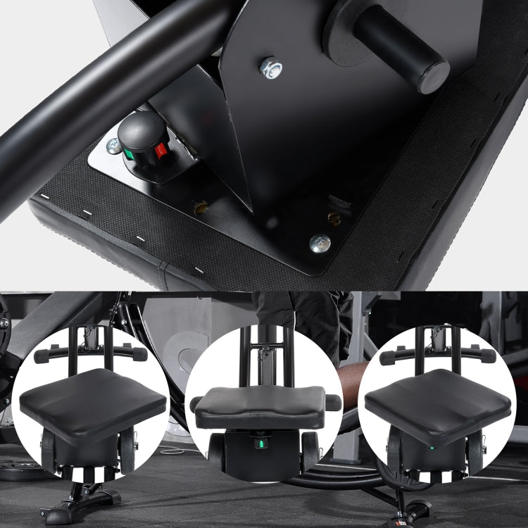 [US Warehouse] Indoor Lazy Abdomen Machine with Adjustable Seat & Digital Counter & Weight Block, Bearable Weight: 400lbs (Black)