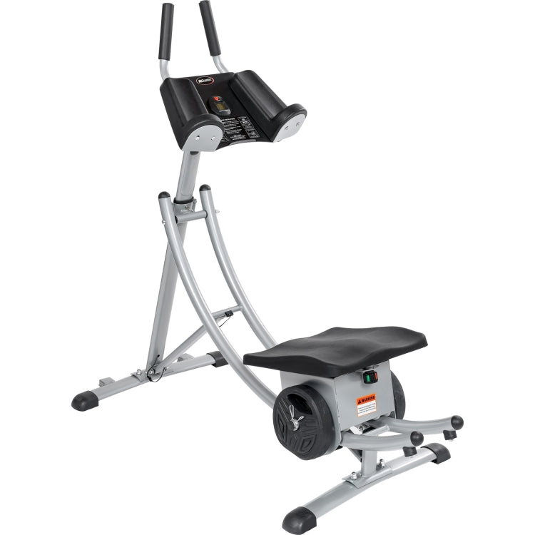 [US Warehouse] Indoor Lazy Abdomen Machine with Adjustable Seat & Digital Counter & Weight Block, Bearable Weight: 350lbs