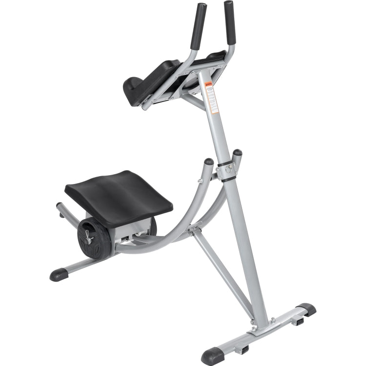 [US Warehouse] Indoor Lazy Abdomen Machine with Adjustable Seat & Digital Counter & Weight Block, Bearable Weight: 350lbs