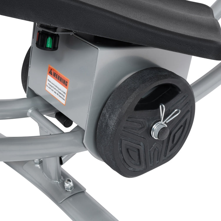 [US Warehouse] Indoor Lazy Abdomen Machine with Adjustable Seat & Digital Counter & Weight Block, Bearable Weight: 350lbs