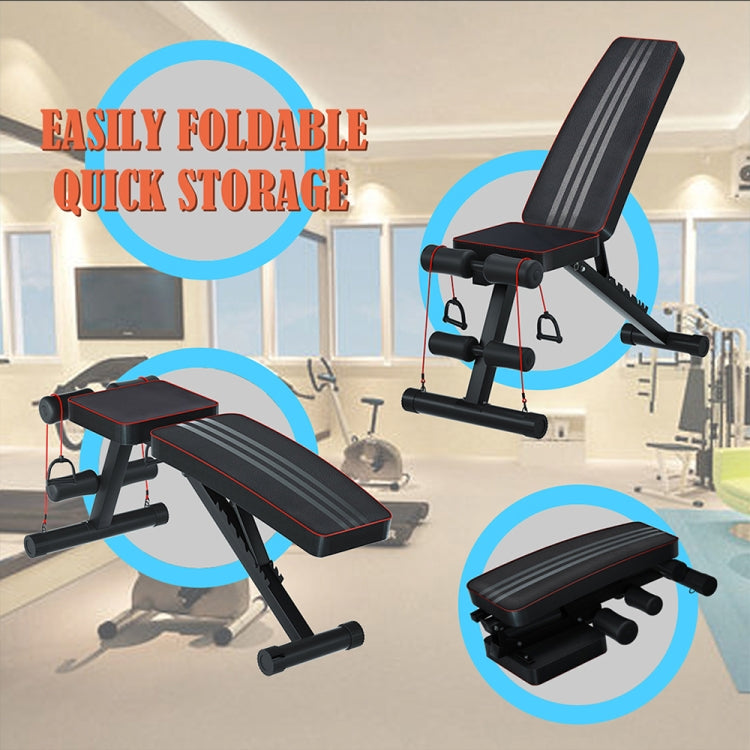 [US Warehouse] Household 7-speed Adjustable Multifunctional Sit-up Bench Abdominal Muscle Training Stool Weightlifting Bed