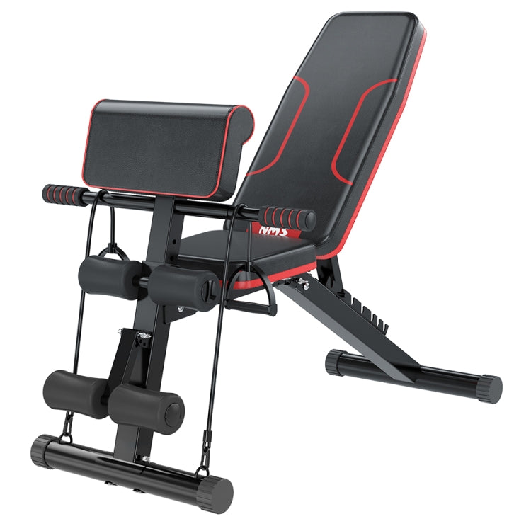 [US Warehouse] Household Adjustable Multifunctional Bench Press Squat Rack Sit-up Bench Abdominal Muscle Training Stool Weightlifting Bed