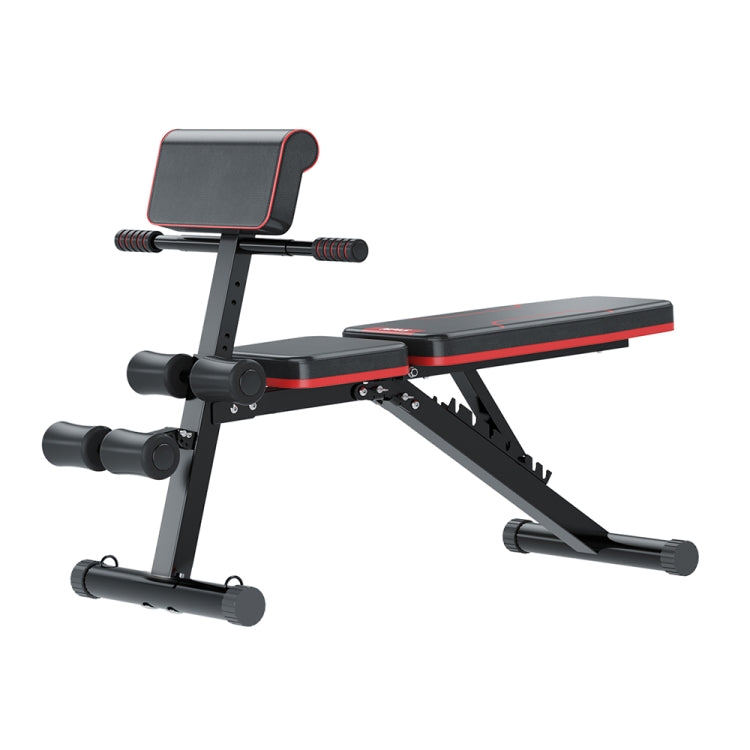 [US Warehouse] Household Adjustable Multifunctional Bench Press Squat Rack Sit-up Bench Abdominal Muscle Training Stool Weightlifting Bed