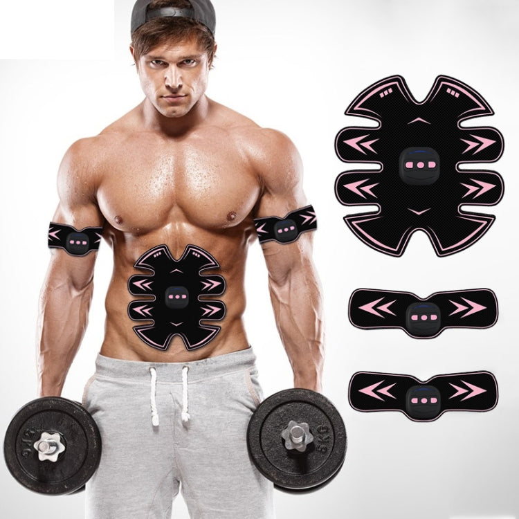 F81 Rechargeable Intelligent Shaping System EMS Body Toning Elecrode Kit Muscle Stimulator Home Fitness Training Gear