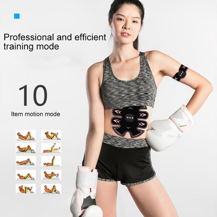 F81 Rechargeable Intelligent Shaping System EMS Body Toning Elecrode Kit Muscle Stimulator Home Fitness Training Gear